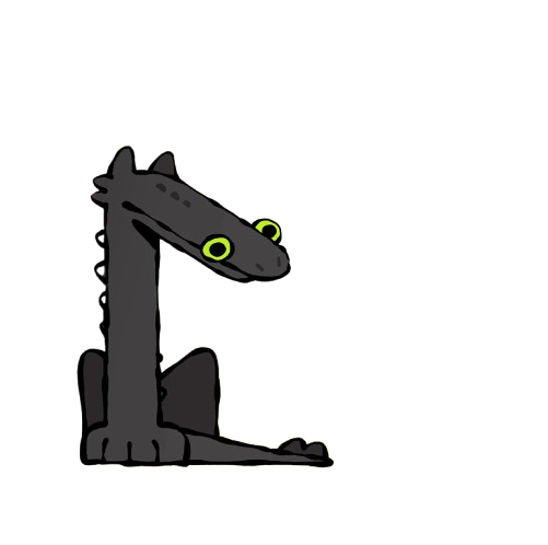 Toothless standing